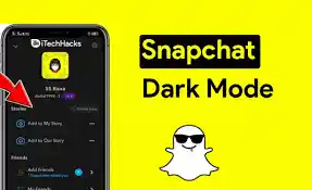 Snapchat's Dark Mode